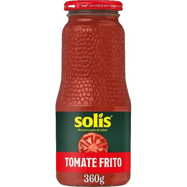 Tomate frito SOLÍS, frasco 360 g