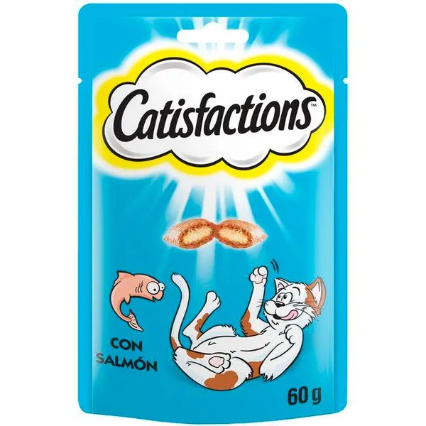 Snack de salmón para gato CATISFACTION, paquete 60 g
