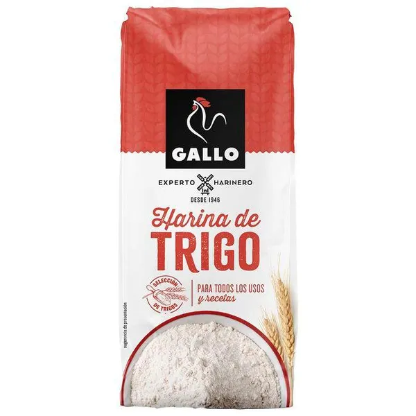 Harina de trigo extra GALLO, paquete 1 kg