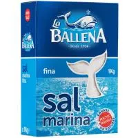 Sal marina fina LA BALLENA, paquete 1 kg