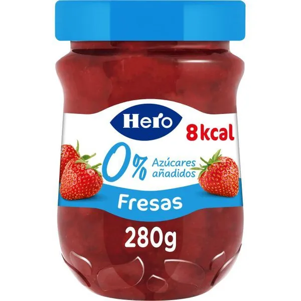 Confitura de fresa HERO DIET, frasco 280 g