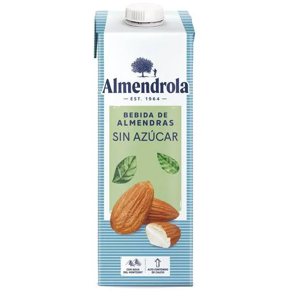 Bebida de almendra sin azúcar ALMENDROLA, brik 1 litro