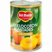 Melocotón mitades en zumo DEL MONTE, lata 235 g