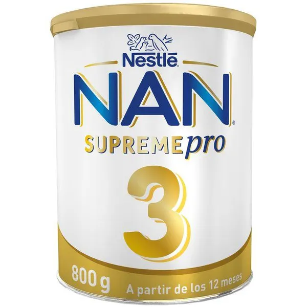 Leche infantil en polvo NAN Supreme 3, lata 500 g