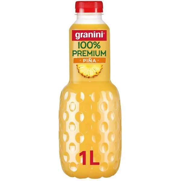 Zumo de piña 100% Premium GRANINI, botella 1 litro