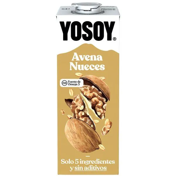 Bebida de avena-nuez YOSOY, brik 1 litro