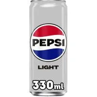 Refresco de cola sin azúcar PEPSI LIGHT, lata 33 cl