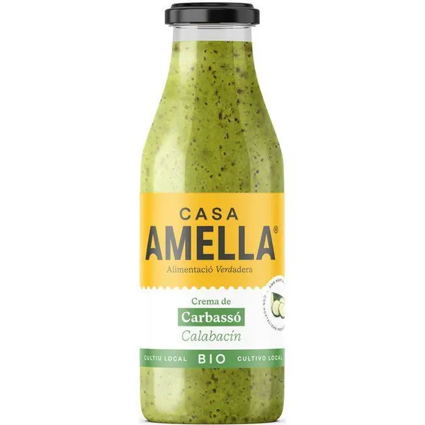 Crema de calabacín bio CASA AMELLA, frasco 500 ml