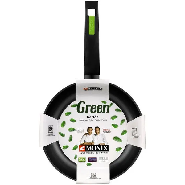 Sartén de aluminio forjado Green, apto para todo tipo de cocinas, MONIX, Ø20cm