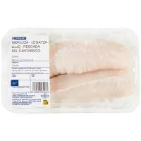 Lomo de merluza EROSKI, bandeja aprox. 350 g