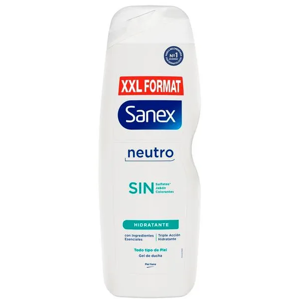 Gel piel normal SANEX ZERO, bote 850 ml