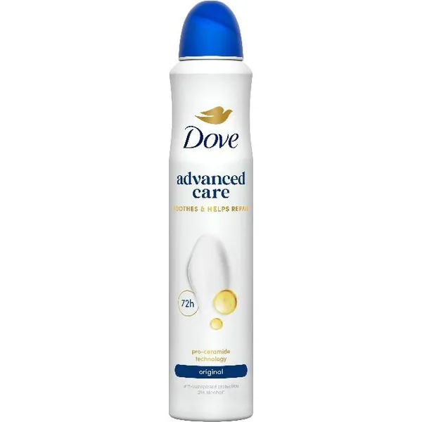 Desodorante original DOVE ADVANCE, spray 200 ml