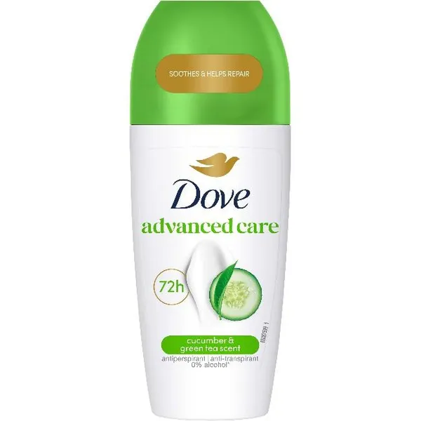 Desodorante de pepino DOVE ADVANCE, roll-on 50 ml