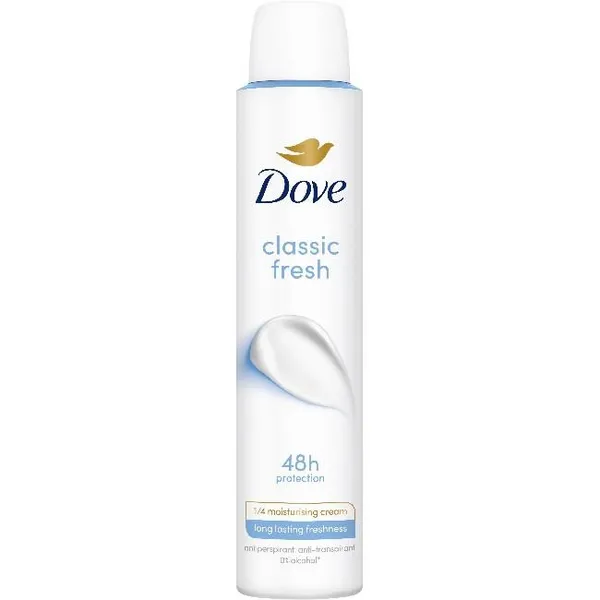 Desodorante original DOVE, spray 200 ml