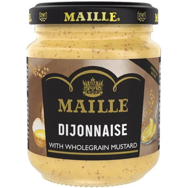 Mostaza Dijonnaise MAILLE, frasco 185 g