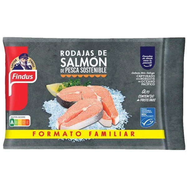 Rodajas de salmón FINDUS, bandeja 500 g