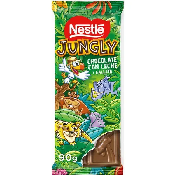 Chocolate Jungly NESTLÉ, tableta 90 g