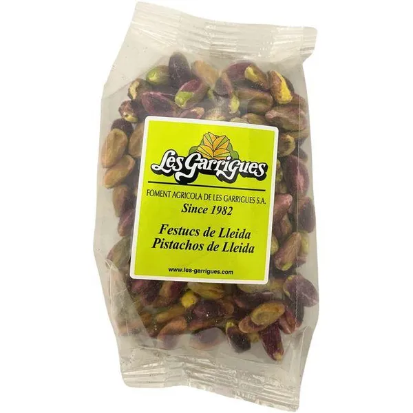 Pistacho crudo sin cáscara LES GARRIGUES, bolsa 100 g