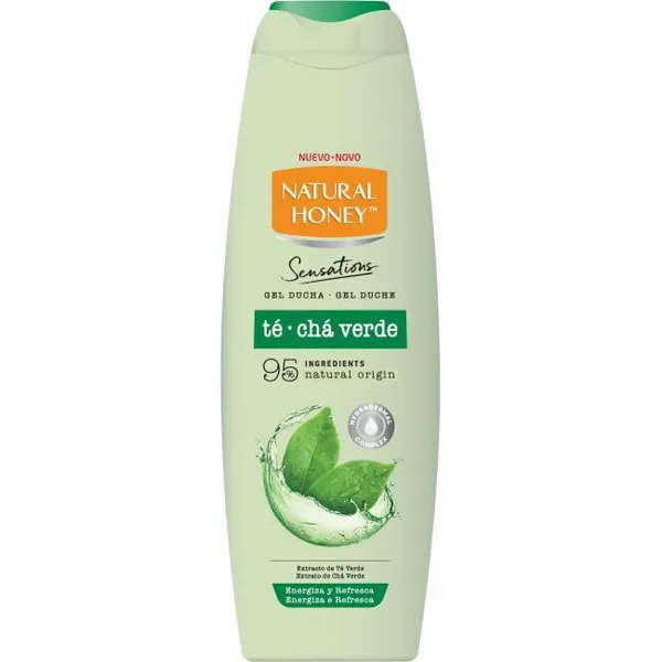 Gel de ducha té verde NATURAL HONEY, bote 650 ml