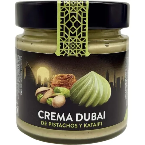 Crema de untar Dubai pistacho-kataifi BERCLAU, tarro 200 g