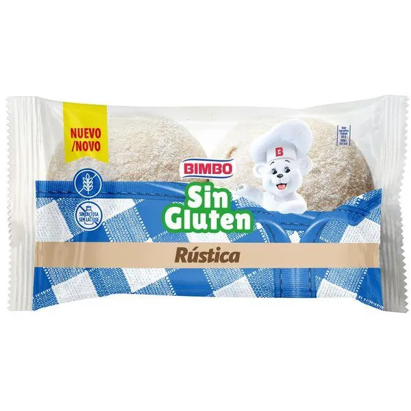 Pan de hamburguesa sin gluten BIMBO, paquete 160 g