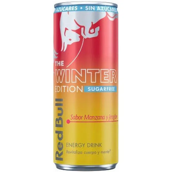 Bebida energética sabor manzana-jengibre RED BULL, lata 25 cl