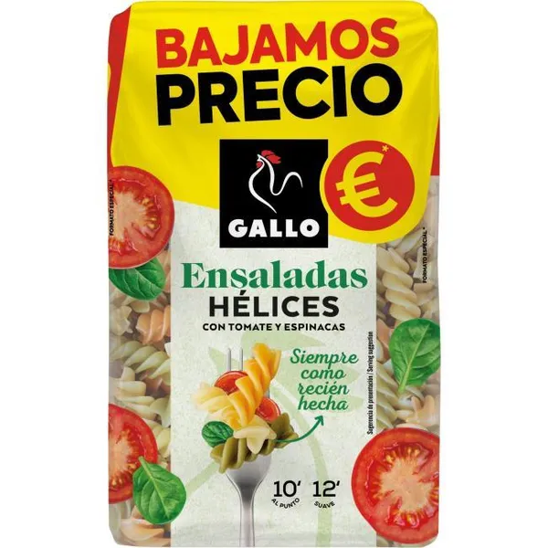 Hélices para ensalada GALLO, paquete 400 g