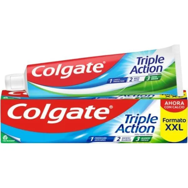 Dentífrico triple acción COLGATE, tubo 100 ml