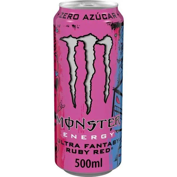 Bebida energética Ultra Berry Red MONSTER, lata 50 cl