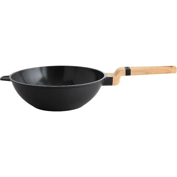 Wok de aluminio fundido, apto para todo tipo de cocinas Zero PYREX, Ø28 cm