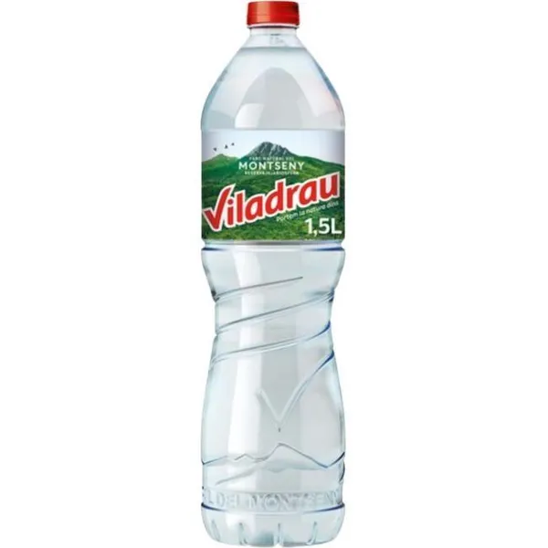 Agua mineral VILADRAU, botella 1,5 litros