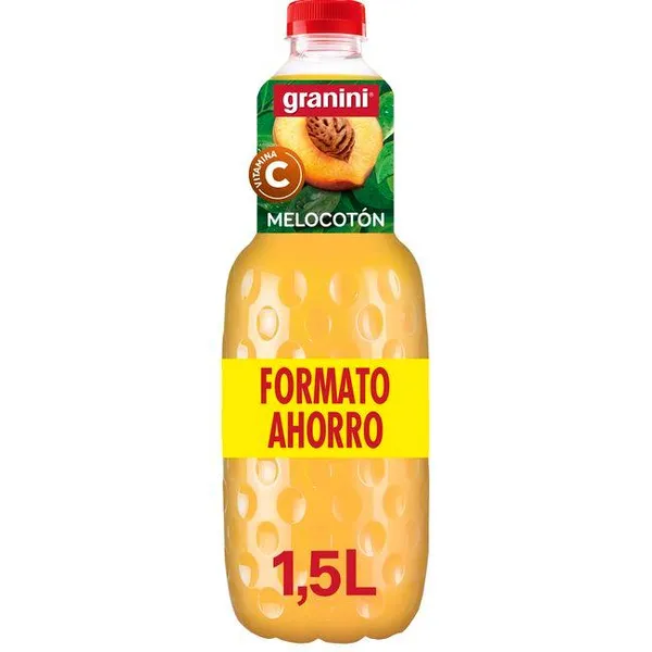 Bebida de melocotón GRANINI, botella 1,5 litro