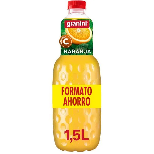 Néctar de naranja GRANINI, botella 1,5 litros
