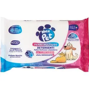 Toallitas Mascotas con Clorhexidina