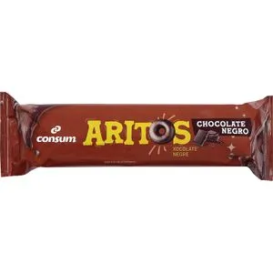 Choco Aritos Bañados de Chocolate Negro