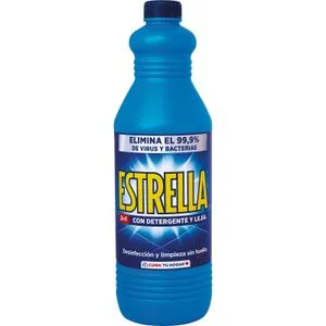 Lejía con Detergente Azul