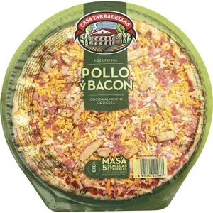 Pizza Pollo y Bacón con Masa 5 Semillas