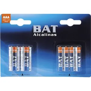 Pila Alcalina AAA LR03 Pack de 8