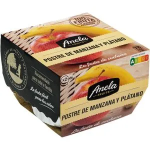 Postre de Manzana y Plátano Pack de 2