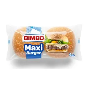 Pan Maxi Burger 4 Unidades