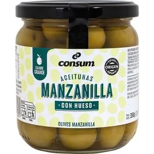 Aceitunas Manzanilla con Hueso Calibre Grande