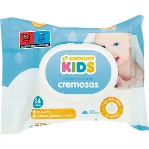 Toallitas Infantiles Cremosas