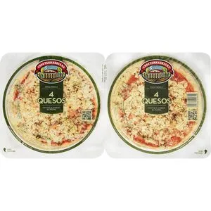 Pizza 4 Quesos Pack de 2 Unidades