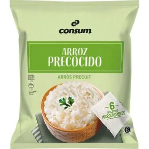 Arroz Precocido 6 Bolsitas x 167 Gr.