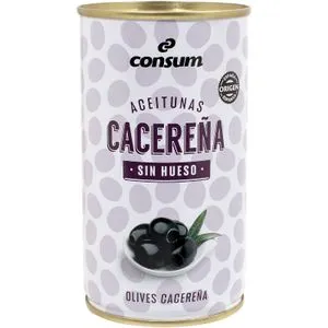 Aceitunas Negras sin Hueso Lata