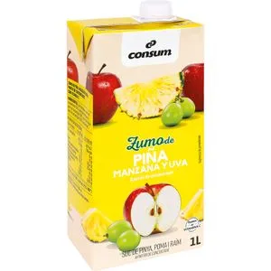 Zumo Piña,Uva, Manzana Concentrado Brik