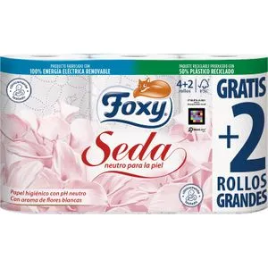 Higiénico Triple Capa Seda 4 Rollos más 2 Gratis