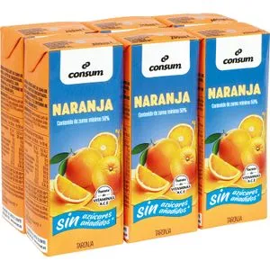 Bebida de Naranja Sin Azúcares Añadidos
