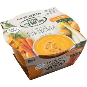 Crema de Calabaza y Zanahoria