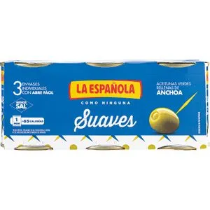 Aceitunas Rellenas de Anchoa Suaves